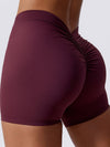 ZASUWA Female Scrunch Bum Deep V Back Leggings