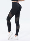 ZASUWA Feamle Seamless Ombre Net Breathable Scrunch Bum Hip-lift Leggings