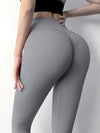 ZASUWA Female High-waisted Hair-grinding Nude Yoga Leggings