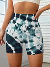 ZASUWA Female New Hot Tie-dye Scrunch Bum Shorts