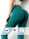 ZASUWA Female High-waisted Hair-grinding Nude Yoga Leggings