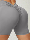 ZASUWA Female Scrunch Bum Spandex Gym Booty Shorts