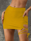 ZASUWA Female Pocket Drawstring Short Skirt