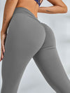 ZASUWA Female Scrunch Bum Deep V Back Leggings