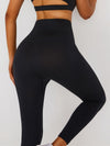 ZASUWA Female Black Leggings Add Velvet Padded High Waist Corset Leggings